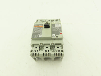 Fuji BW50RAGU3P010 3-Pole Auto Circuit Breaker 10A 500V 3Ph Molded Case Lot of 2
