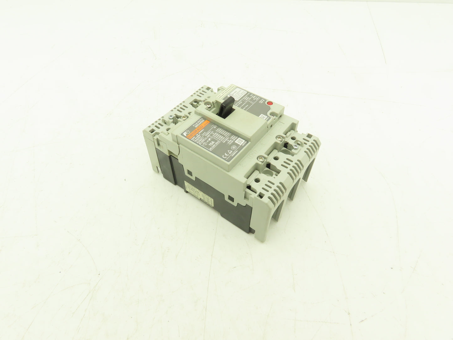 Fuji BW50RAGU3P010 3-Pole Auto Circuit Breaker 10A 500V 3Ph Molded Case Lot of 2