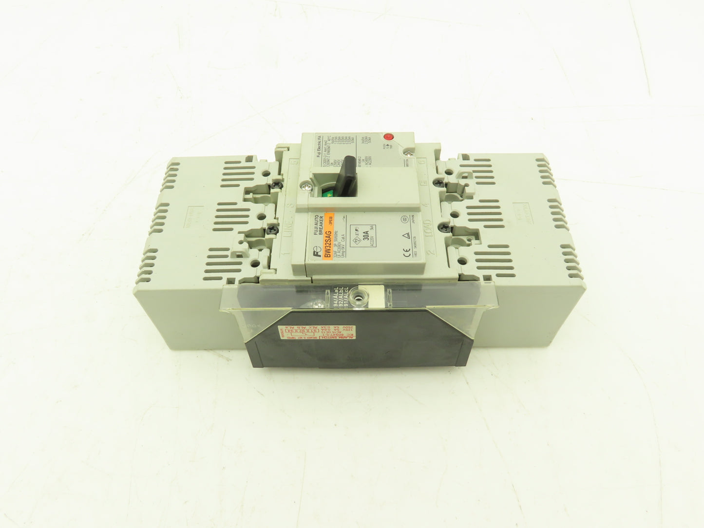 Fuji BW32SAG3P030 3-Pole Auto Circuit Breaker 30A 690V 3Ph Molded Case Lot of 2