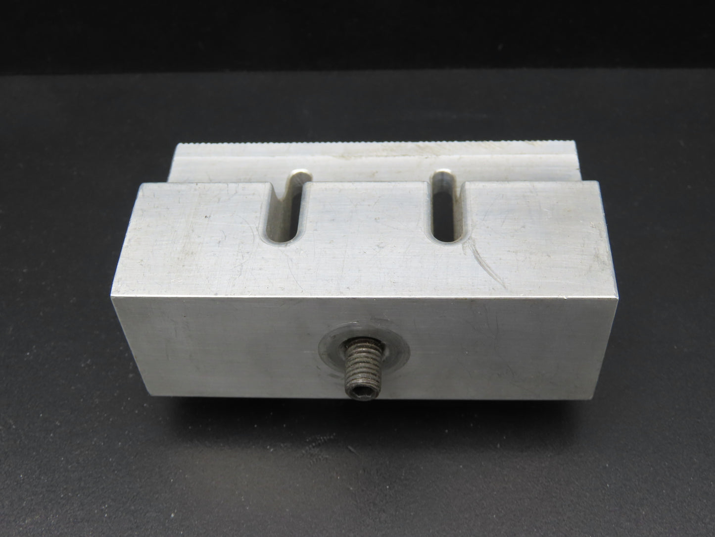 SH152 Ultrasonic Welding Horn Slotted Aluminum Plate 4"W x 2.6"H