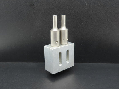 SH153B Ultrasonic Welding 3/8" Double Horn Slotted Aluminum Plate 2.5"x 2.28"