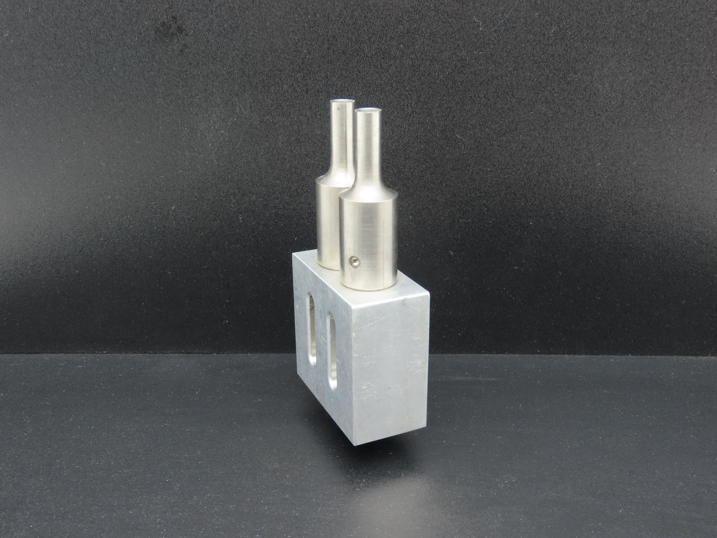 SH153B Ultrasonic Welding 3/8" Double Horn Slotted Aluminum Plate 2.5"x 2.28"