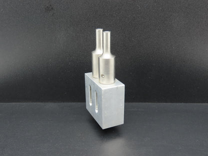 SH153B Ultrasonic Welding 3/8" Double Horn Slotted Aluminum Plate 2.5"x 2.28"