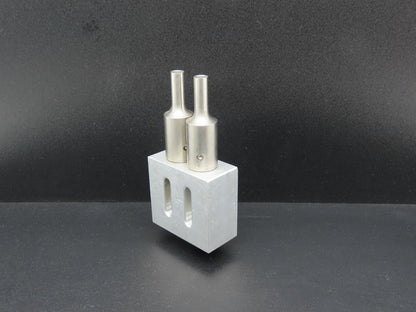 SH153B Ultrasonic Welding 3/8" Double Horn Slotted Aluminum Plate 2.5"x 2.28"