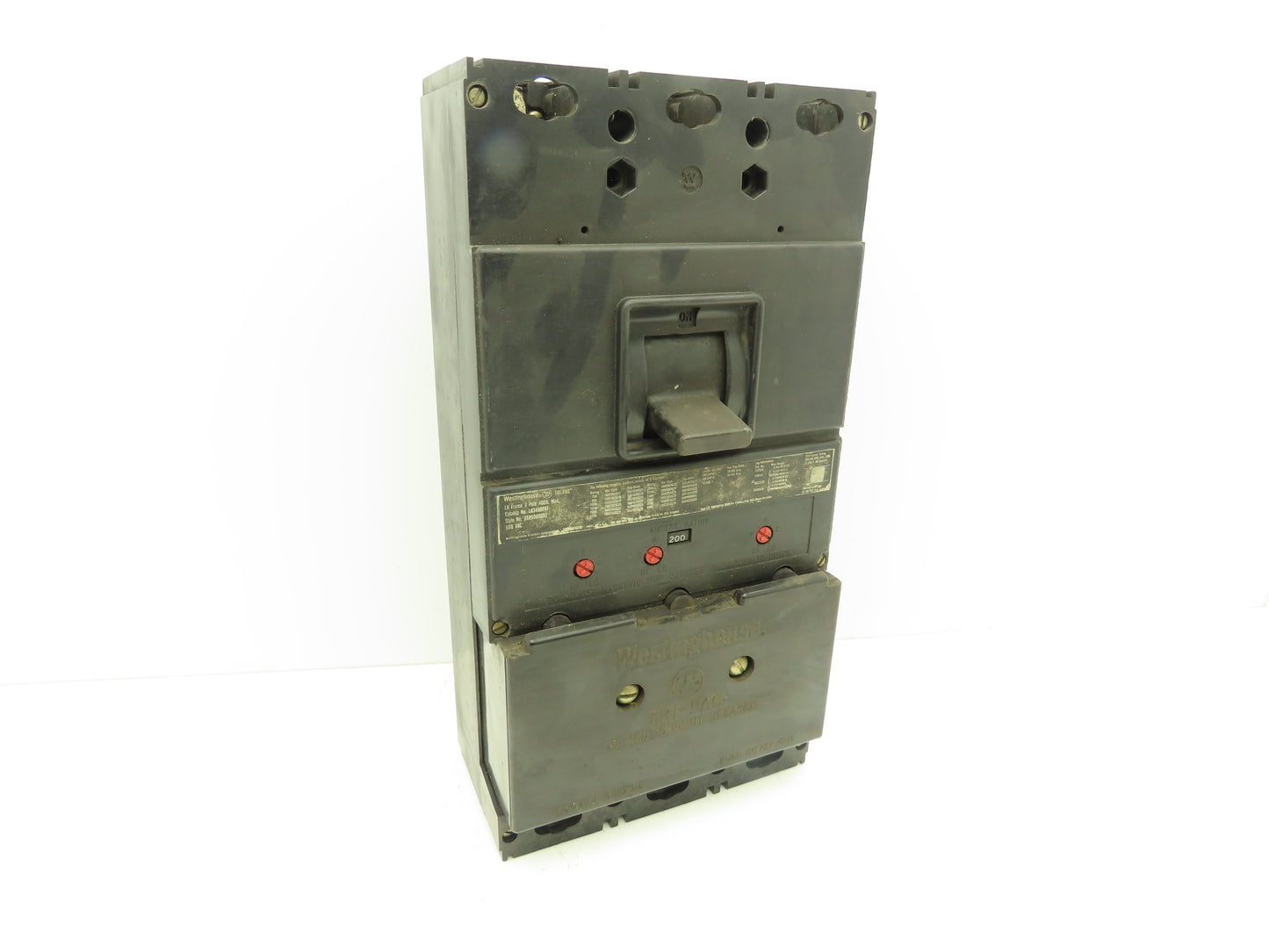 Westinghouse LA3400PRF Tri-Pac Circuit Breaker 3-Pole 400A 600VAC No Lugs