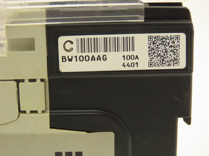 Fuji BW100AAG-3P100 3-Pole Auto Circuit Breaker 100A 500V 3Ph Molded Case