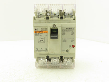Fuji BW100AAG-3P100 3-Pole Auto Circuit Breaker 100A 500V 3Ph Molded Case
