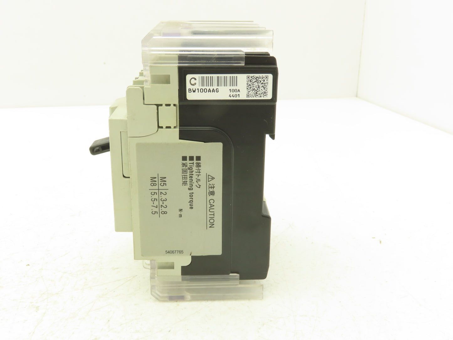 Fuji BW100AAG-3P100 3-Pole Auto Circuit Breaker 100A 500V 3Ph Molded Case