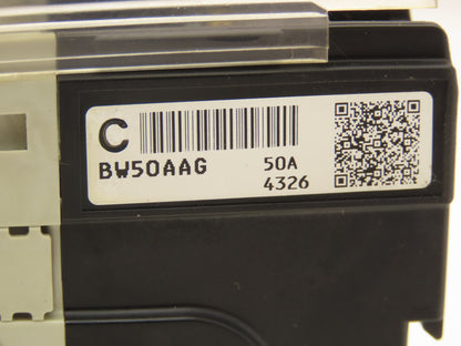 Fuji BW50AAG-3P050 3-Pole Auto Circuit Breaker 50A 500V 3Ph Molded Case