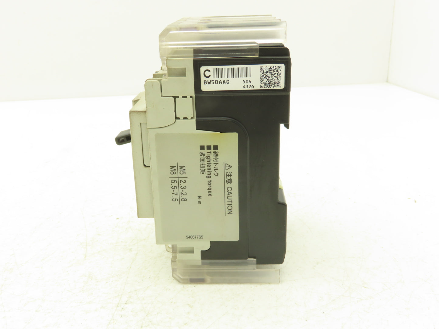 Fuji BW50AAG-3P050 3-Pole Auto Circuit Breaker 50A 500V 3Ph Molded Case