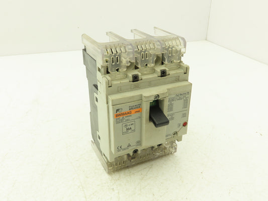 Fuji BW50AAG-3P050 3-Pole Auto Circuit Breaker 50A 500V 3Ph Molded Case