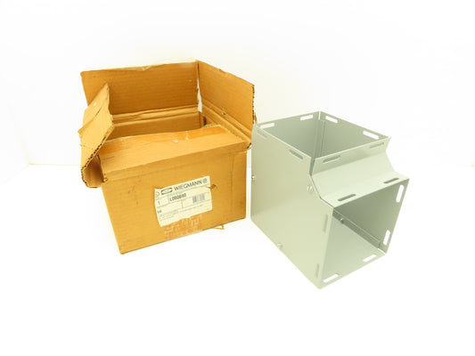 Wiegmann Hubbell L060690 N1 90 Degree Elbow Wireway 6X6 Carbon Steel Gray