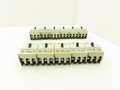 Mitsubishi NF30-FAU 3-Pole No Fuse Circuit Breaker 5A 200-230V 3Ph Lot of 11