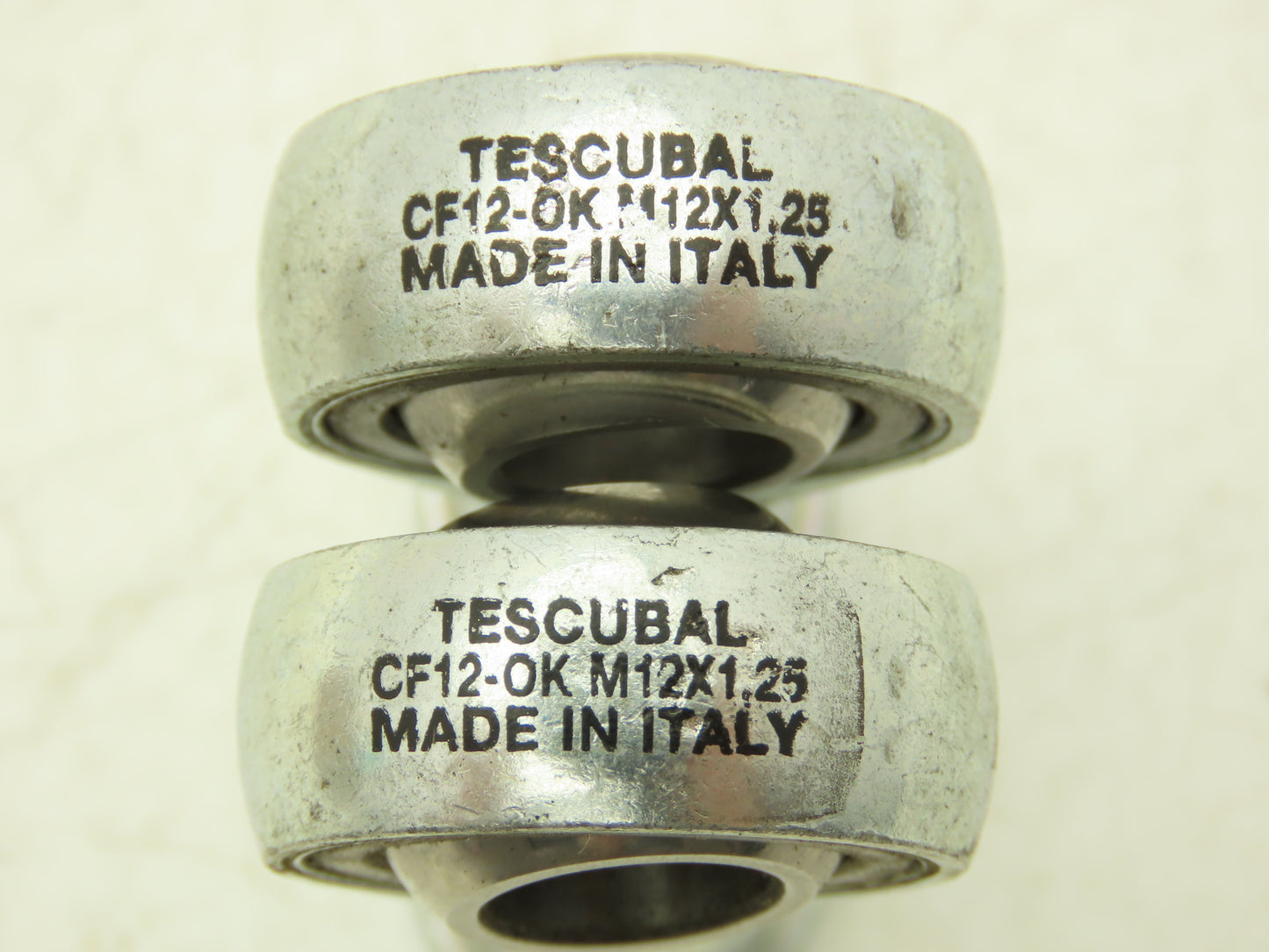 Tescubal 78-8057-5747-9 Cylinder Rod End Swivel 12-1.25mm RH Threads ID Lot of 2