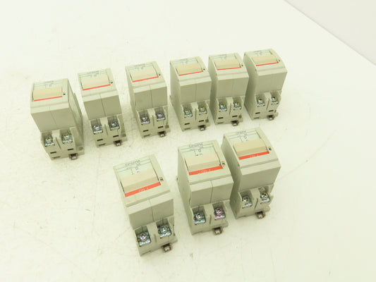 Fuji CP32FM/3 2-Pole Circuit Protector 3A M Curve 250VAC/125VDC Lot of 9