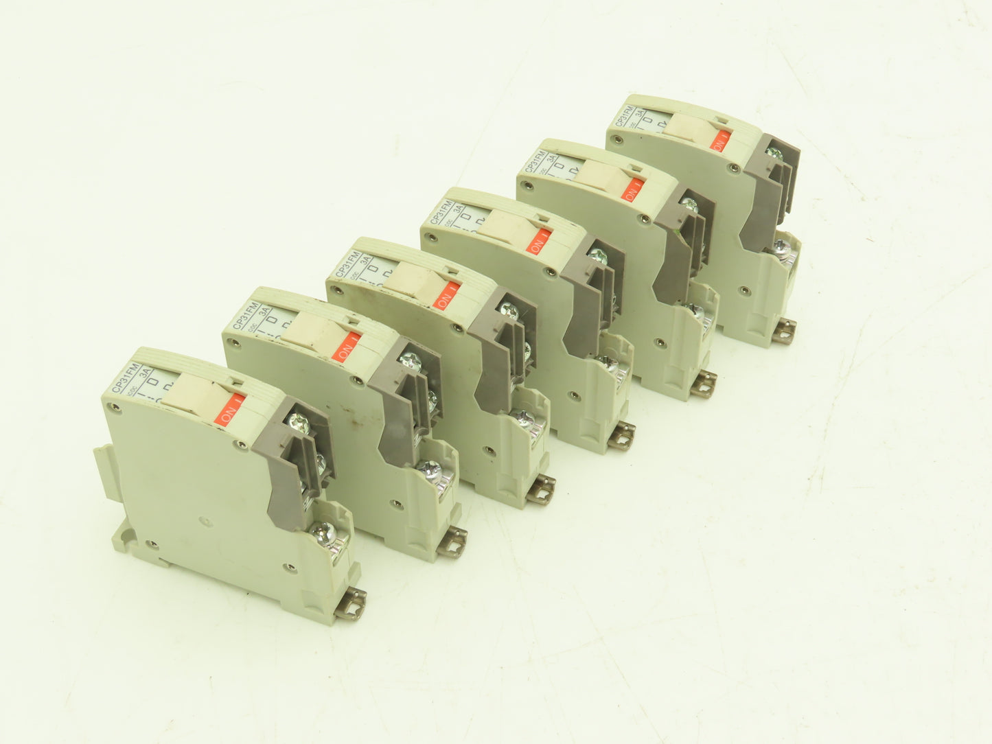 Fuji CP31FM/3W 1-Pole Circuit Protector 3A 250VAC/65VDC Lot of 6