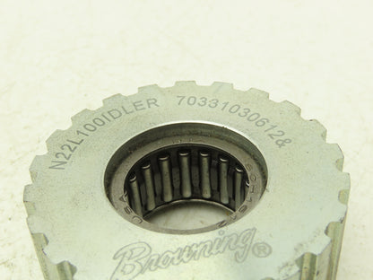 Browning N22L100IDLER Idler Timing Belt Pulley 1" Bore X 2.6" OD 22Tooth