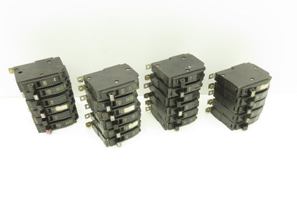Square D QOB120  20 Amp Circuit Breaker 1-Pole 20A Bolt-On 120/240V  Lot of 23