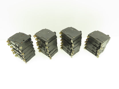 Square D QOB120  20 Amp Circuit Breaker 1-Pole 20A Bolt-On 120/240V  Lot of 23