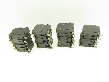 Square D QOB120  20 Amp Circuit Breaker 1-Pole 20A Bolt-On 120/240V  Lot of 23
