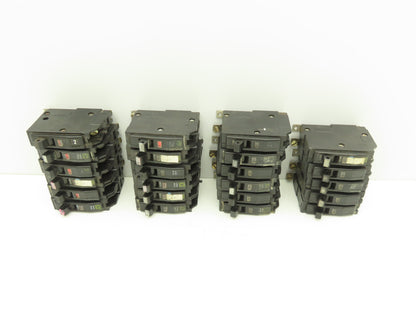 Square D QOB120  20 Amp Circuit Breaker 1-Pole 20A Bolt-On 120/240V  Lot of 23