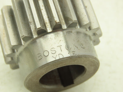 Boston Gear YD18 09950 Spur Gear 18 Tooth 12DP 20°PA  3/4" Bore  Lot of 2