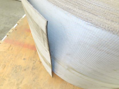 15"W x 650' Package Conveyor Belt Nylon Polyester Impression Top Black