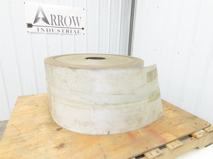 15"W x 650' Package Conveyor Belt Nylon Polyester Impression Top Black