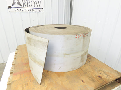 15"W x 650' Package Conveyor Belt Nylon Polyester Impression Top Black