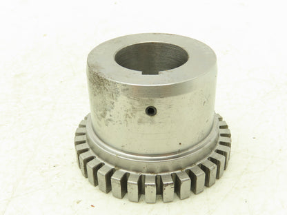 Lovejoy 1040 HUB 1-1/4 Hub Gear Coupling 1-1/4" Bore 1/4X1/8KW Some Shelf Wear