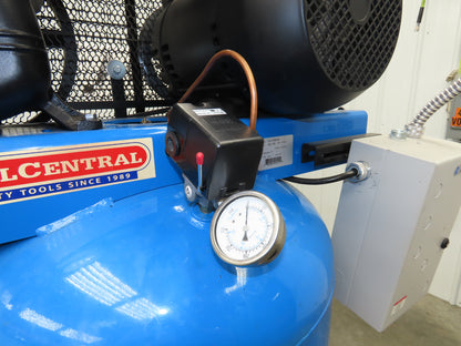 Puma TUE-7580VM Reciprocating Air Compressor 24.8CFM 7.5HP 230V 1 Phase 80 Gal