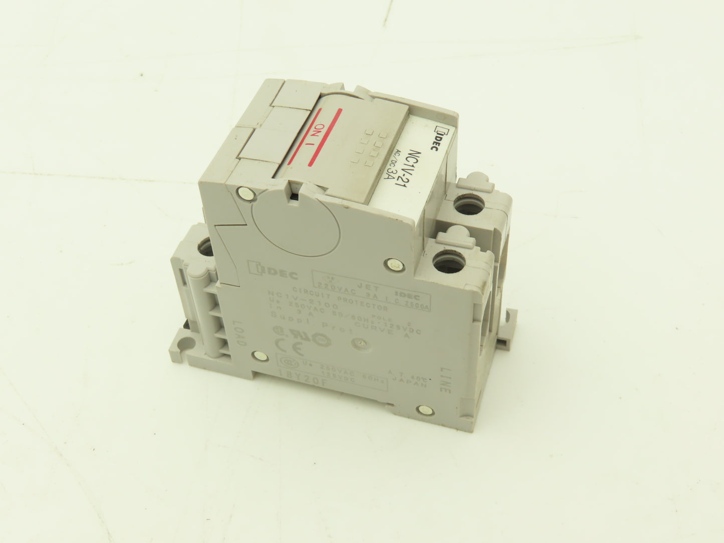 IDEC NC1V-2100 3A Circuit Protector 2 Pole A Curve 250VAC/125VDC Lot of 11