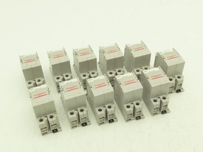 IDEC NC1V-2100 3A Circuit Protector 2 Pole A Curve 250VAC/125VDC Lot of 11