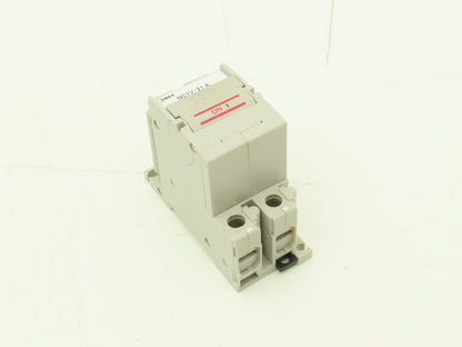 IDEC NC1V-2100 5 Amp Circuit Protector 2 Pole A Curve 250VAC/125VDC Lot of 9