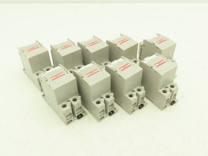 IDEC NC1V-2100 5 Amp Circuit Protector 2 Pole A Curve 250VAC/125VDC Lot of 9