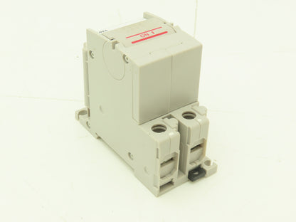 IDEC NC1V-2100 5 Amp Circuit Protector 2 Pole A Curve 250VAC/125VDC Lot of 9