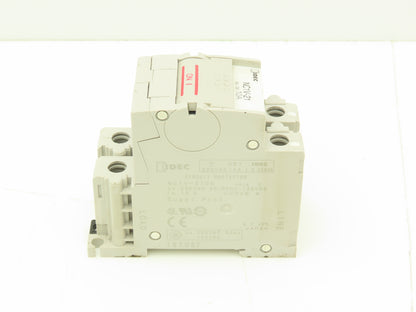 IDEC NC1V-2100 10 Amp Circuit Protector 2 Pole A Curve 250VAC/125VDC Lot of 9