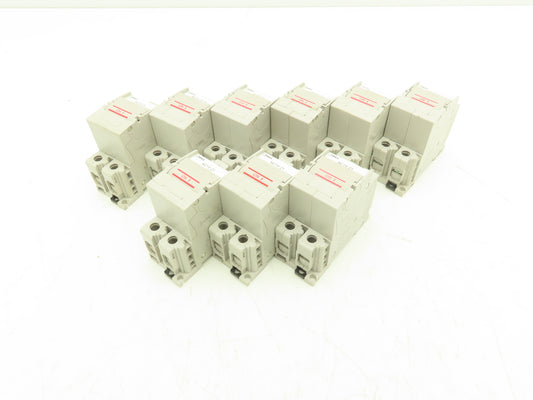 IDEC NC1V-2100 10 Amp Circuit Protector 2 Pole A Curve 250VAC/125VDC Lot of 9