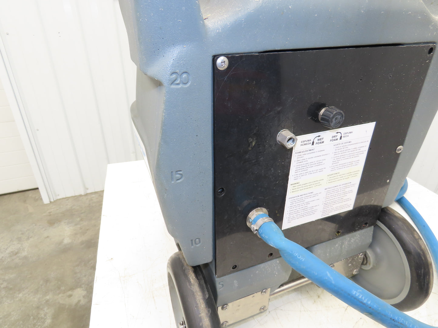 Ecolab FI-25 Portable Foam Spray Unit Cart 20 Gallon FloJet Diaphragm Air Pump