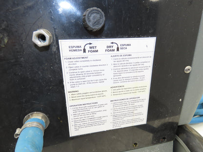 Ecolab FI-25 Portable Foam Spray Unit Cart 20 Gallon FloJet Diaphragm Air Pump