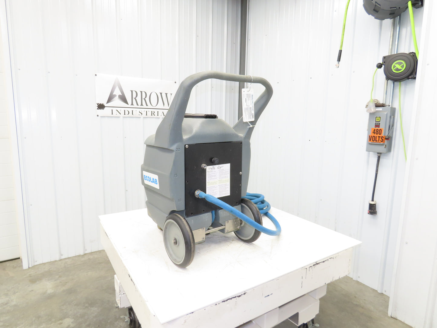 Ecolab FI-25 Portable Foam Spray Unit Cart 20 Gallon FloJet Diaphragm Air Pump