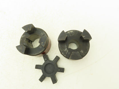 Lovejoy L-110X1.625/L-110 1.125 Coupling Set 1-1/8" & 1-5/8" Bore Hubs W Spider
