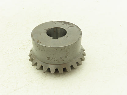 Boston Gear HLK105YA Miter Gear 24T 8-Pitch 20° 1" Plain Bore 1/4" Keyway