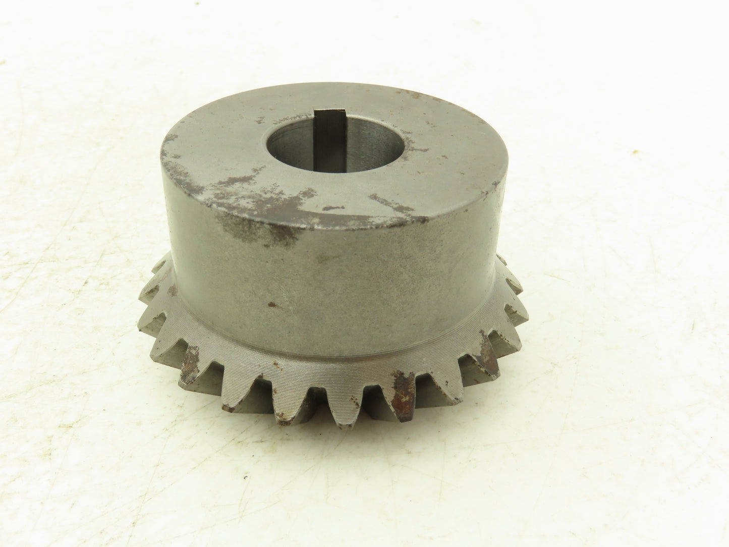 Boston Gear HLK105YA Miter Gear 24T 8-Pitch 20° 1" Plain Bore 1/4" Keyway