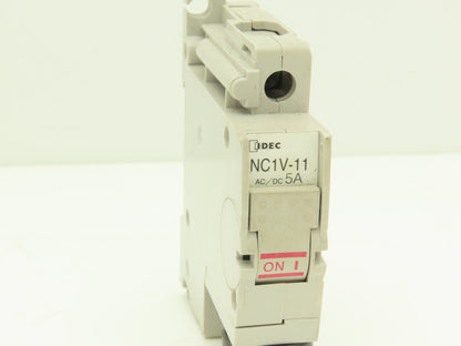 IDEC NC1V-1100 5 Amp Circuit Protector 1 Pole A Curve 250VAC/65VDC Lot of 7