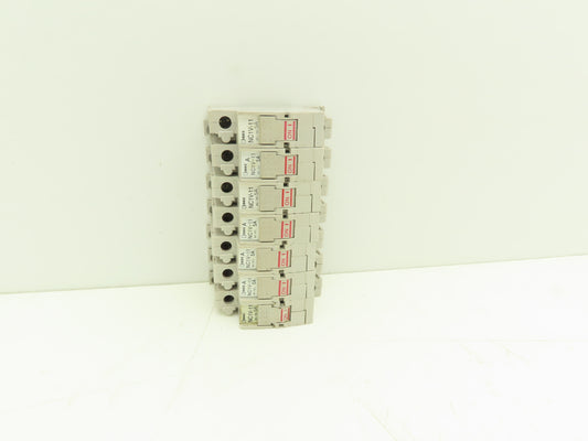 IDEC NC1V-1100 5 Amp Circuit Protector 1 Pole A Curve 250VAC/65VDC Lot of 7
