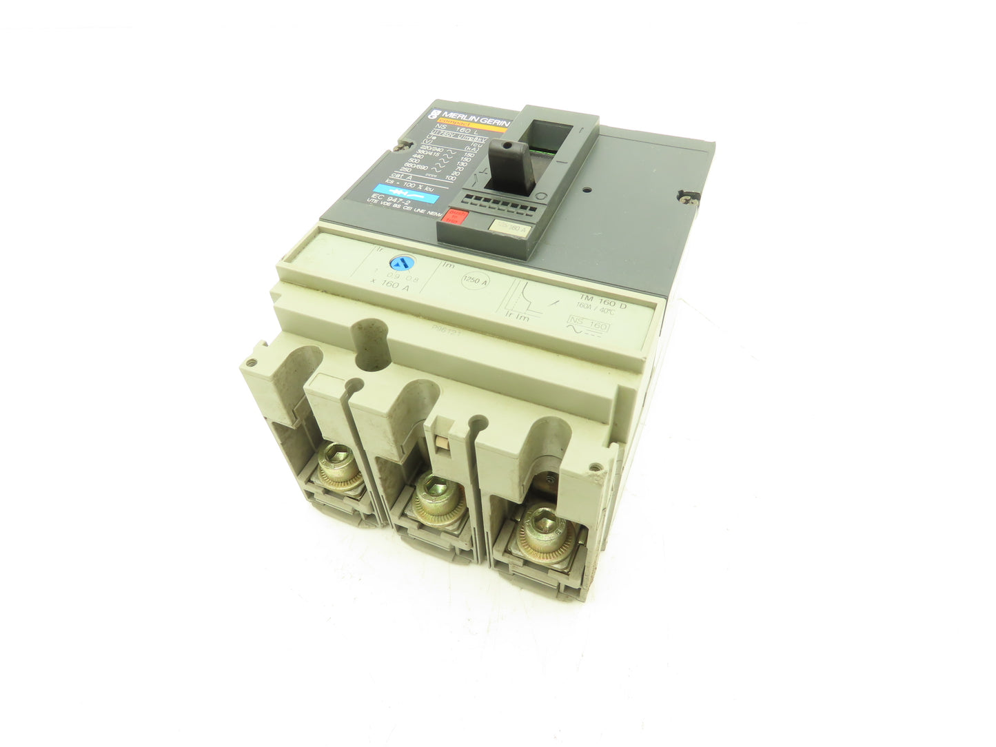 Merlin Gerin NS160L 160 Amp Compact Circuit Breaker 3-Pole 690VAC