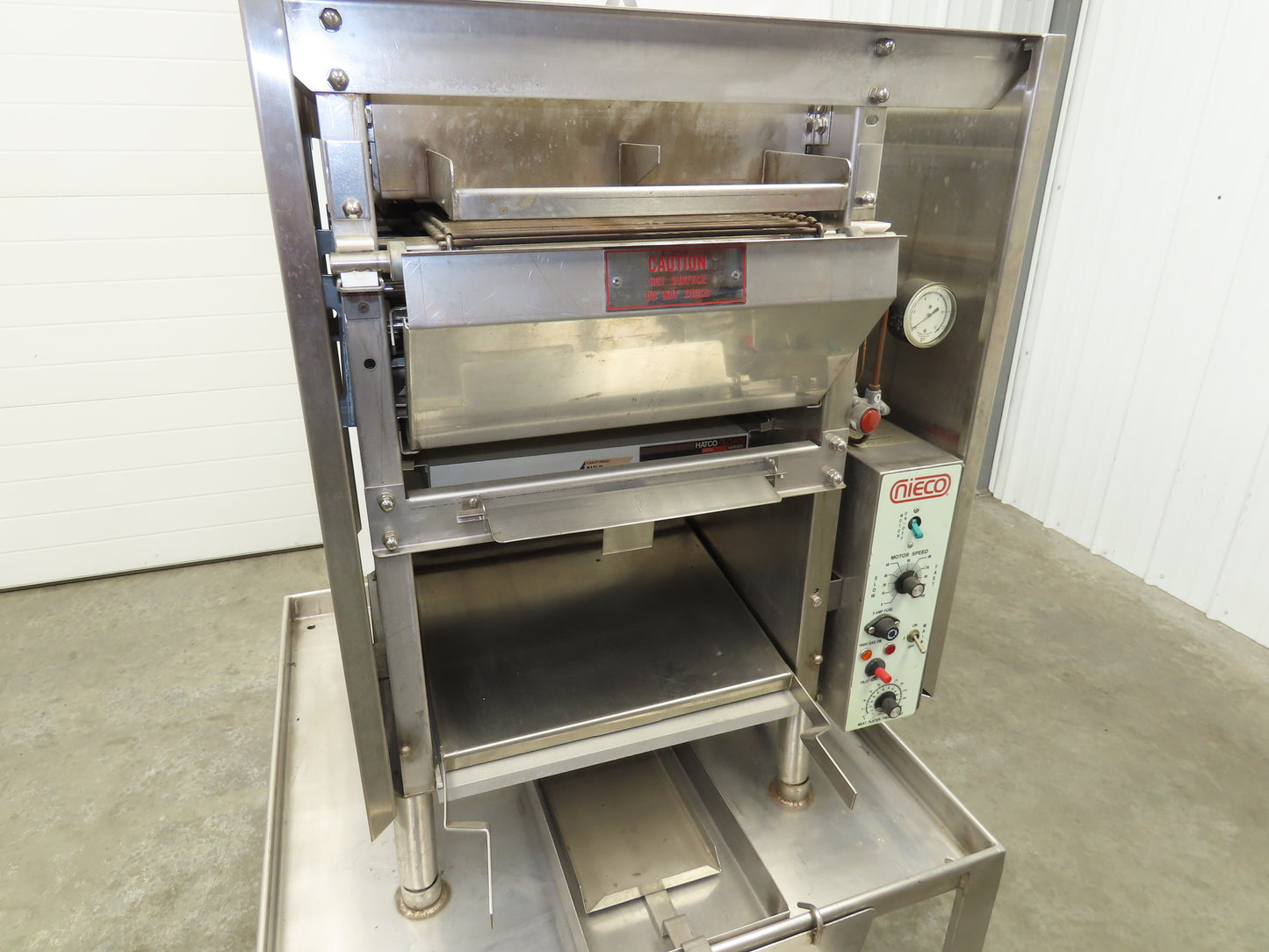 Nieco 922 Burger King Automatic Broiler Gas Kitchen Return Flow Hatco Glo Ray