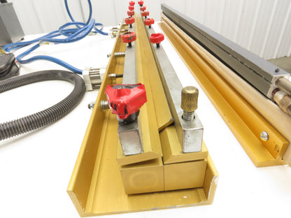 Belt Splice Hot Heat Press Melt Splicing 36" Hot Bar 40" Pneumatic Jig 120VAC