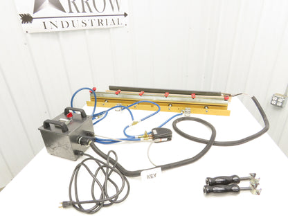 Belt Splice Hot Heat Press Melt Splicing 36" Hot Bar 40" Pneumatic Jig 120VAC